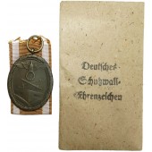 Westwall Medaille-deutsches Schutzwall Ehrenzeichen. Carl Poellath
