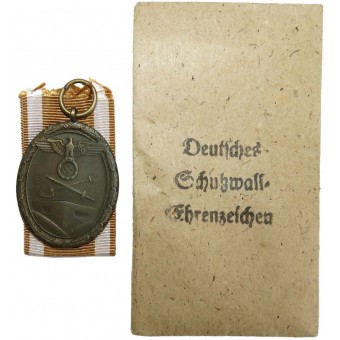Westwall Medaille-Deutsches Schutzwall Ehrenzeichen. Carl Poelhath. Espenlaub militaria