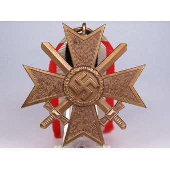 WW2 German Merito Croce di Guerra 1939 con le spade, per il combattente. Espenlaub militaria