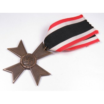 Mérito Cruz de Guerra Segunda Guerra Mundial alemán sin espadas. Espenlaub militaria