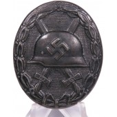 Zinc hecho insignia de la herida 1939- Übergroße. Deschler o Wiedmann
