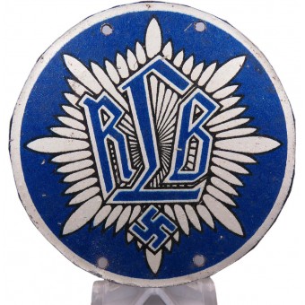 German anti aircraft league badge. Reichs Luftschutzbund. Espenlaub militaria