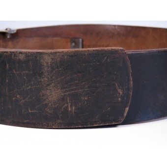 Leather belt Hitler Youth. 85 cm long. Marked M 4/27 RZM. Espenlaub militaria