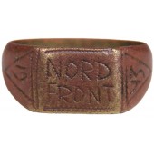 Trench-made SS ring Nordfront 1943