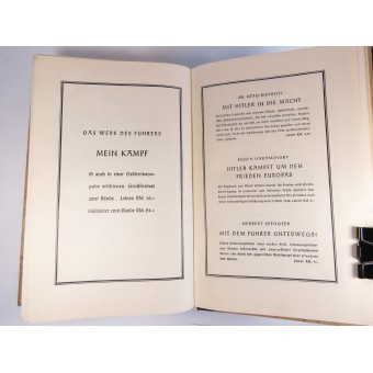 Adolf Hitler Mein Kampf. Edición de boda de 1937 por un regalo para la familia. Espenlaub militaria