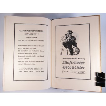 Adolf Hitler Mein Kampf. Hääjulkaisu 1937 lahjan perheelle. Espenlaub militaria