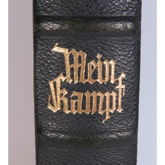 Adolf Hitler Mein Kampf. Wedding -editie van 1937 voor een geschenk aan het gezin. Espenlaub militaria