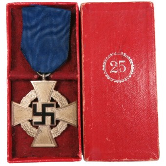 3rd Reich Treudienst-Ehrenzeichen 2. Stufe für 25 Jahre C.E Zimmermann Pforzheim. Espenlaub militaria