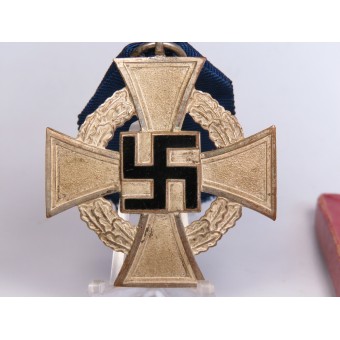 Terzo Reich Treudienst-Ehrenzeichen 2. Stufe für 25 Jahre C.E Zimmermann Pforzheim. Espenlaub militaria