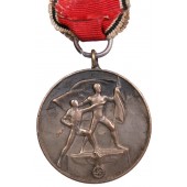 Anschlußmedaille Österreich 13. März 1938 ring reparerad