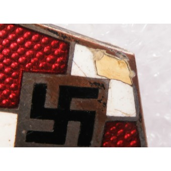 Distintivo di un membro del Hitler Youth M-1 / 6- Karl Hensler. Espenlaub militaria