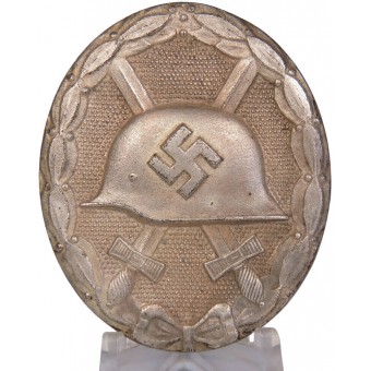 Insignia de heridas temprano en plata - Verwundetenabzeichen 1939 en Silber - Friedrich Orth LDO. Espenlaub militaria