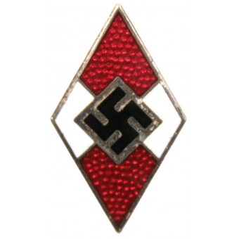 Insignia de miembro de la juventud de Hitler M-1/34-Karl Wurster. Espenlaub militaria