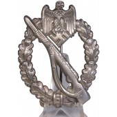 Infanteriesturmabzeichen in Silber Assmann. Штамповка из цинка