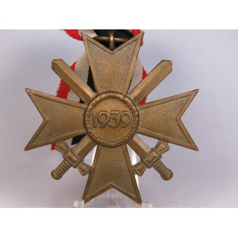 Kriegsverdienstkreuz 1939 2. Klasse mit Schwertern. Бронза. Espenlaub militaria