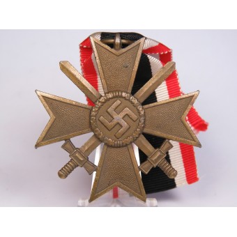 Kriegsverdienstkreuz 1939 2. Klasse Mit Schwertern. Pronssinen sinkki. Espenlaub militaria