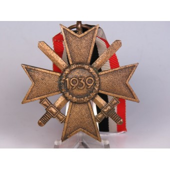 Kriegsverdienstkreuz 1939 2. Klasse mit Schwertern, Kennzeichnung 135, Julius Moser. Espenlaub militaria
