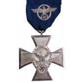 Polizei-Dienstauszeichnung in Silber 18 ans - Croix d'ancienneté de la police de 2e classe