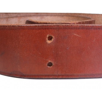 Cintura in pelle marrone - Ufficiale Luftwaffe o leader del N.S.D.A.P. 135 cm. Espenlaub militaria