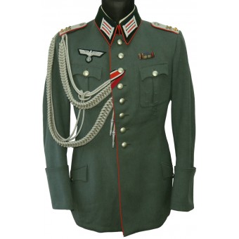 Wehrmacht-seremoniallinen tunika Ober-luutnantti-WaffenMeister of the Tykistö. Espenlaub militaria