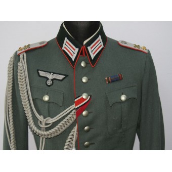 Wehrmacht ceremonial tunic of the ober lieutenant-Waffenmeister of the artillery. Espenlaub militaria