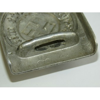 Aluminum police buckle of the 3-rd Reich FLL. Espenlaub militaria