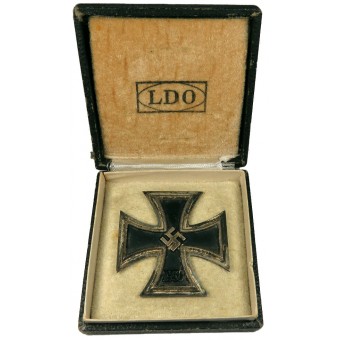 1939 Eisernes Kreuz 1. Klasse L/54 (Schauerte & Hochfeld, Lüdenscheid). Kiste. Espenlaub militaria