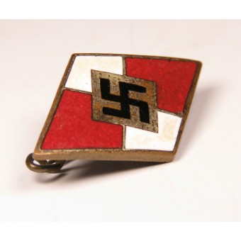 Insignia de miembro de las Juventudes Hitlerianas M1/136-Matthias Salcher. Espenlaub militaria