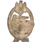 Panzerkampfabzeichen i silver, Hermann Aurich