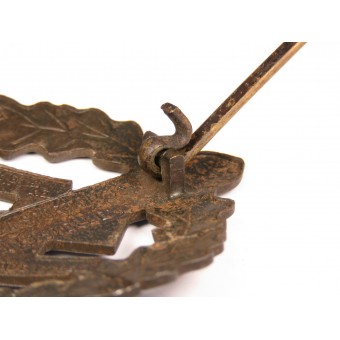 SA-Sportabzeichen in Bronze 2 Typ. Bronzierter Stahl. Nr. 566831. Espenlaub militaria