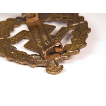 SA-Wehrabzeichen in Bronze. Bronzed steel. Redo. Espenlaub militaria