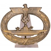 U-Boots Kriegsabzeichen, Funcke & Brüninghaus. Цинк