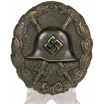 Verwundetenabzeichen 1939. El primer tipo, clase negra. Espenlaub militaria