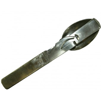 H.H.L 1941 Fork, spoon, knife and can opener set. Espenlaub militaria