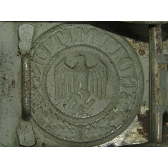 Стальная пряжка Вермахт с маркировкой IKA 40. Espenlaub militaria