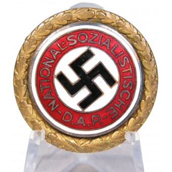 Золотой почётный знак NSDAP, большой вариант. № 62740. Espenlaub militaria