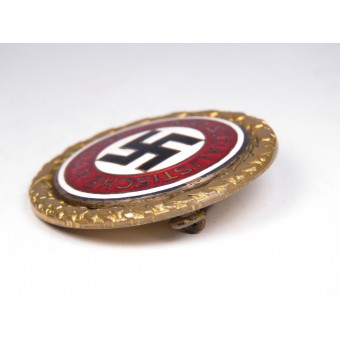 NSDAP gold party badge 62740, big size. Espenlaub militaria