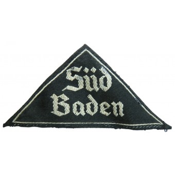 BDM Hitlerjugend Dreiecke Südbaden, second type with RZM label. Espenlaub militaria