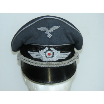La casquette à visière de lofficier de vol de la Luftwaffe. Espenlaub militaria