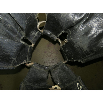 WWII Soviet SSh-40 Steel Combat Helmet with White Winter Camouflage (6-Rivet Type), 1943