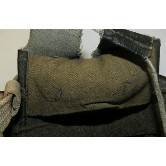 WWII Soviet SSh-40 Steel Combat Helmet with White Winter Camouflage (6-Rivet Type), 1943