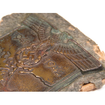 Krim Shield 1941–1942 type 3.10 unknown maker. Espenlaub militaria