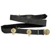Kriegsmarine parade belt gilt aluminum fittings