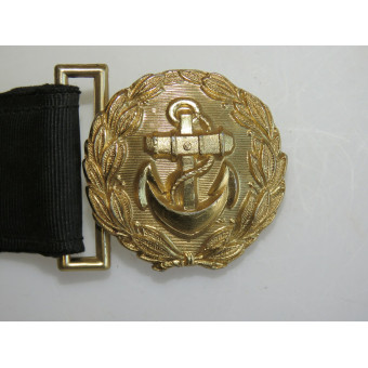 Kriegsmarine parade belt gilt aluminum fittings. Espenlaub militaria