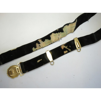 Kriegsmarine parade belt gilt aluminum fittings. Espenlaub militaria