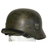 German M40 helmet NS64 Eastern Front camouflage 