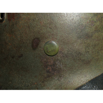 German M40 helmet NS64 Eastern Front camouflage. Espenlaub militaria