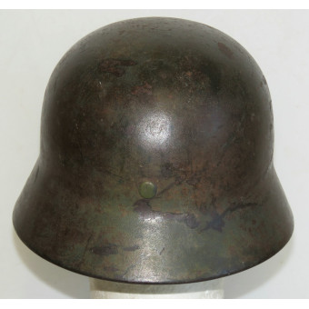 German M40 helmet NS64 Eastern Front camouflage. Espenlaub militaria