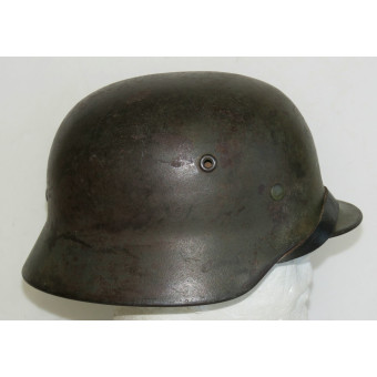 German M40 helmet NS64 Eastern Front camouflage. Espenlaub militaria
