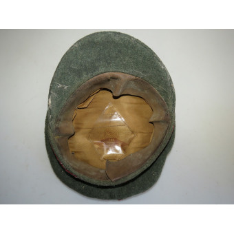 Wehrmacht artillery field crusher cap all wool construction. Espenlaub militaria